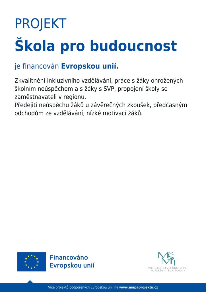 Obrázek plakátu s informacemu i OP JAK II